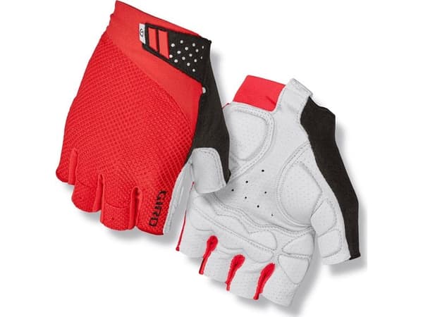 GIRO Men's gloves GIRO MONACO II GEL short finger bright red size. XXL (hand circumference from 267 mm/palm length from 211 mm) (NEW)