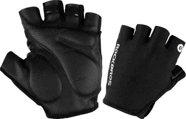Rockbros avosormiset pyöräilyhanskat koko: M S106BK-M (sort)