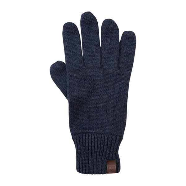 Mountain Warehouse Mens Compass Knitted Gloves Navy One Size