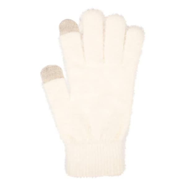Mountain Warehouse Womens/Ladies Touch Screen Soft Gloves Cream One Size