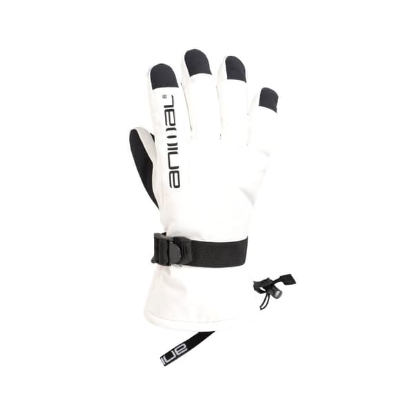 Animal Womens/Ladies Flow Ski Gloves White S