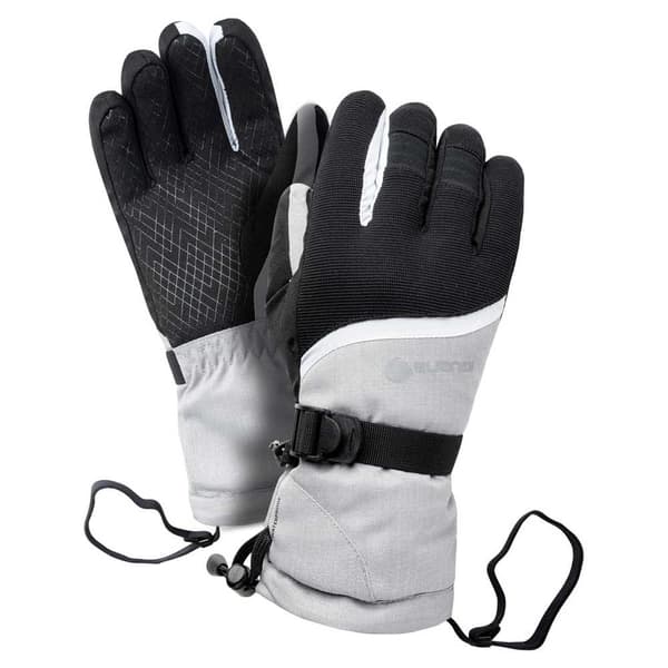 Iguana Womens/Ladies Kano Ski Gloves Grey Melange/Black L-XL