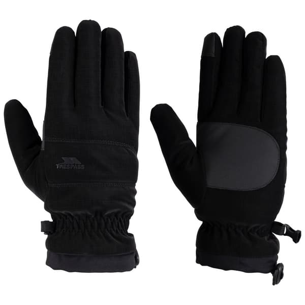 Trespass Unisex Adult Tista Gloves Black XS-S