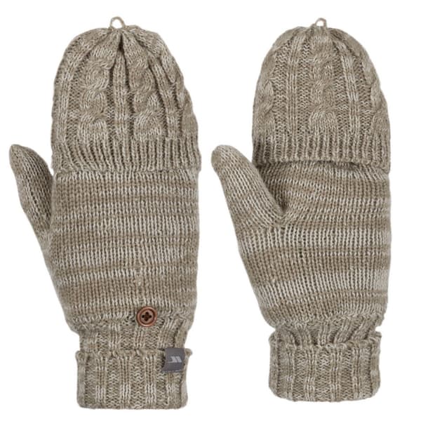Trespass Womens/Ladies Mittzu Fingerless Knitted Ski Gloves