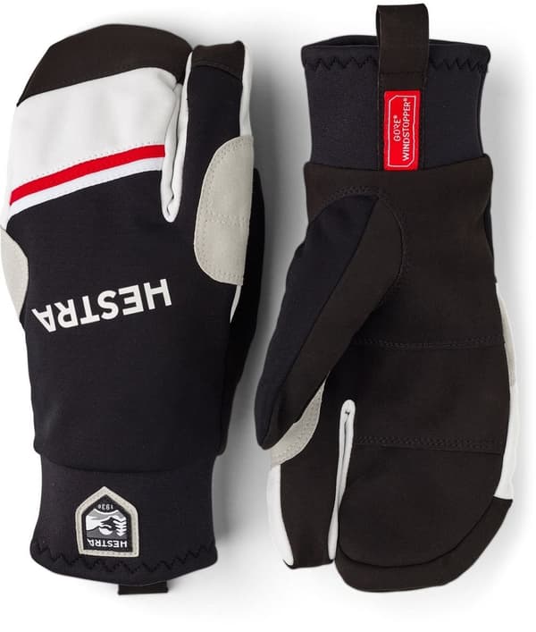HESTRA WINDSTOPPER RACE TRACKER 3-FINGER Black