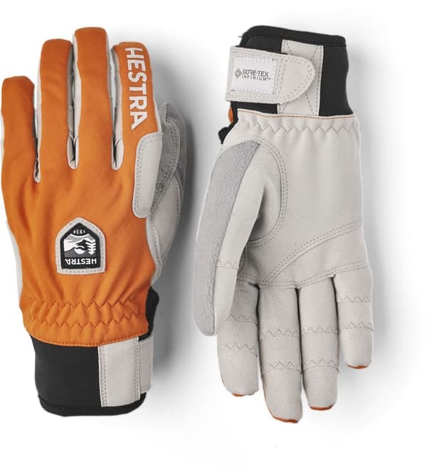 HESTRA ERGO GRIP XC WINDSTOPPER RACE 5-FINGER Orange storlek 9/L