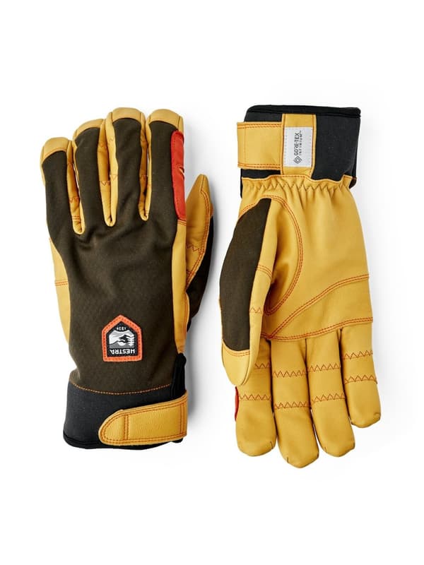 HESTRA ERGO GRIP ACTIVE 5-FINGER Dark Forest/Natural Brown