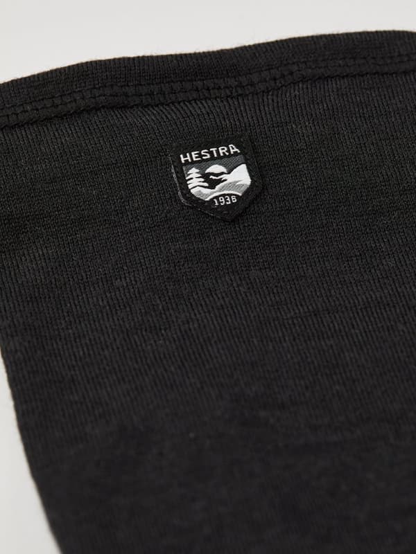 HESTRA MERINO WOOL LINER LONG 5-FINGER Black, liner handskar merinoull
