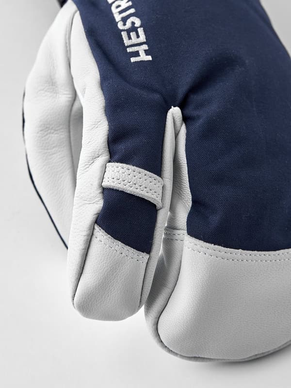 HESTRA ARMY LEATHER HELI SKI 3-FINGER Navy