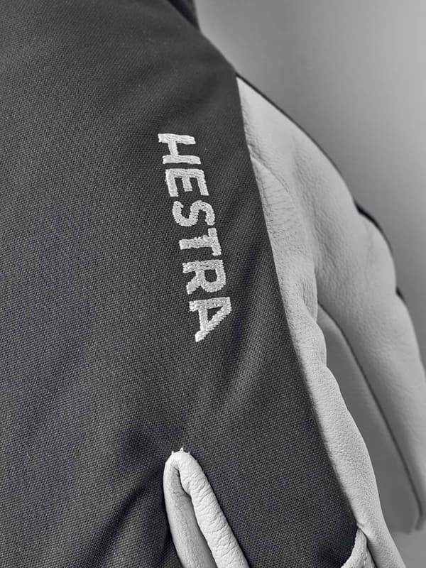 HESTRA ARMY LEATHER HELI SKI 3-FINGER Grey