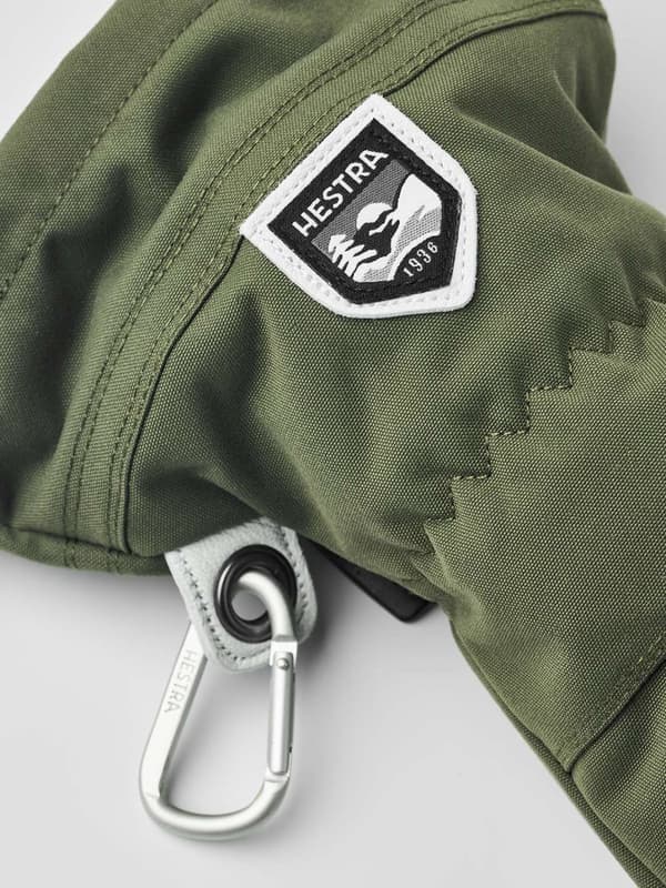 HESTRA ARMY LEATHER HELI SKI MITT Olive