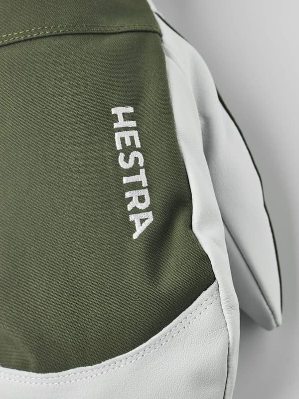 HESTRA ARMY LEATHER HELI SKI MITT Olive