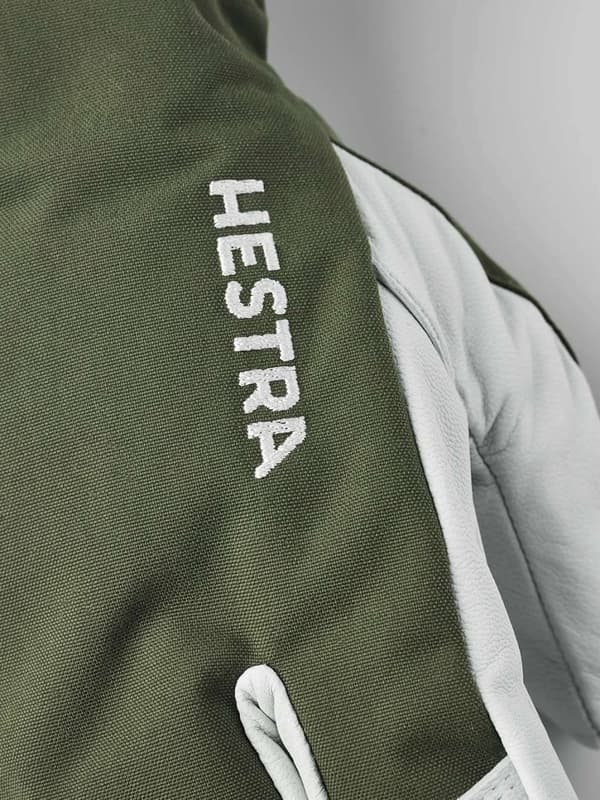 HESTRA ARMY LEATHER HELI SKI 3-FINGER Olive