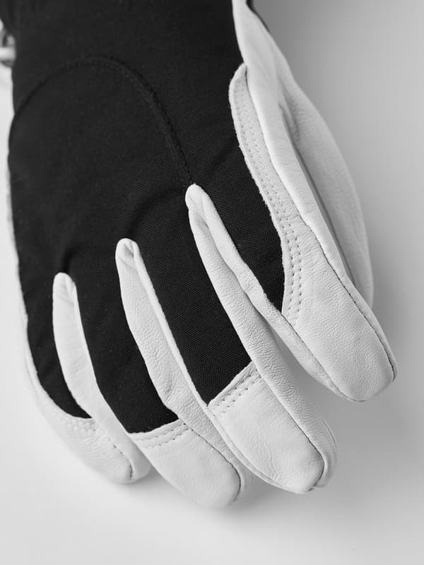 HESTRA HELI SKI FEMALE 5-FINGER Black/Offwhite