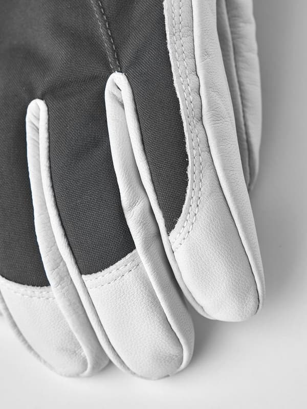 HESTRA HELI SKI FEMALE 5-FINGER Grey/Offwhite