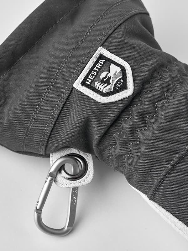HESTRA  HELI SKI FEMALE MITT Grey/Offwhite