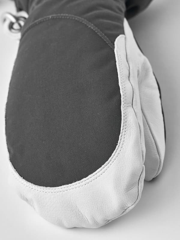 HESTRA  HELI SKI FEMALE MITT Grey/Offwhite