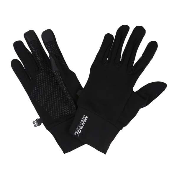 Regatta Unisex TouchTip Stretch II Touch-handskar för vuxna Black S