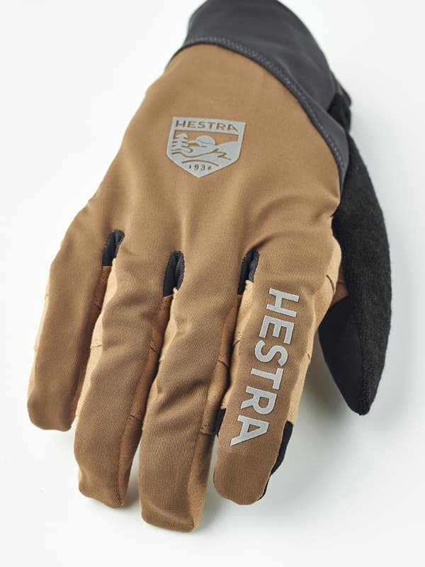 HESTRA ERGO GRIP RACE CUT 5-FINGER Light Brown/Dark Grey