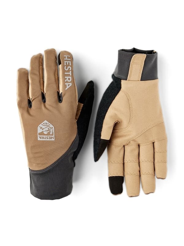 HESTRA ERGO GRIP RACE CUT 5-FINGER Light Brown/Dark Grey storlek 6/XS 2