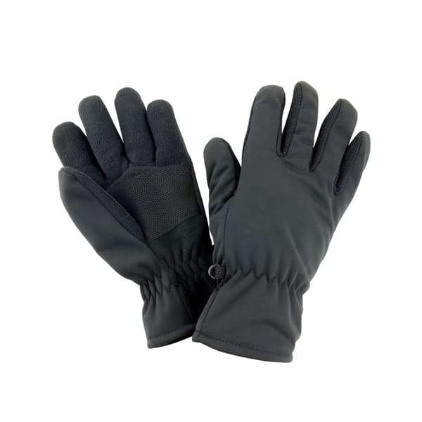 Result Winter Essentials Unisex Adult Thermal Softshell Winter Gloves Black S-M
