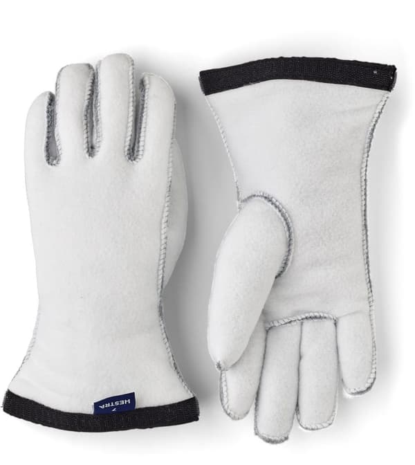 HESTRA HELI SKI LINER 5-FINGER Offwhite, innerhandske Hestra Heli Ski finger