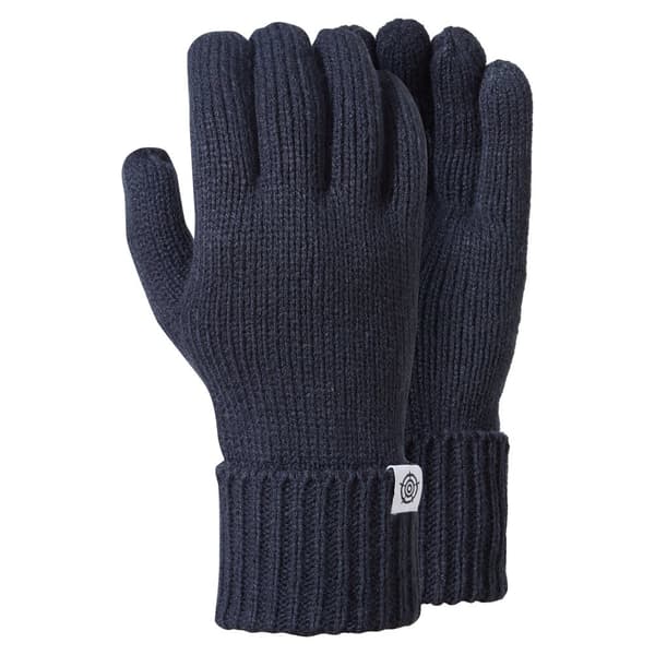 TOG24 Unisex Adult Brazen Knitted Winter Gloves Dark Indigo Marl One Size