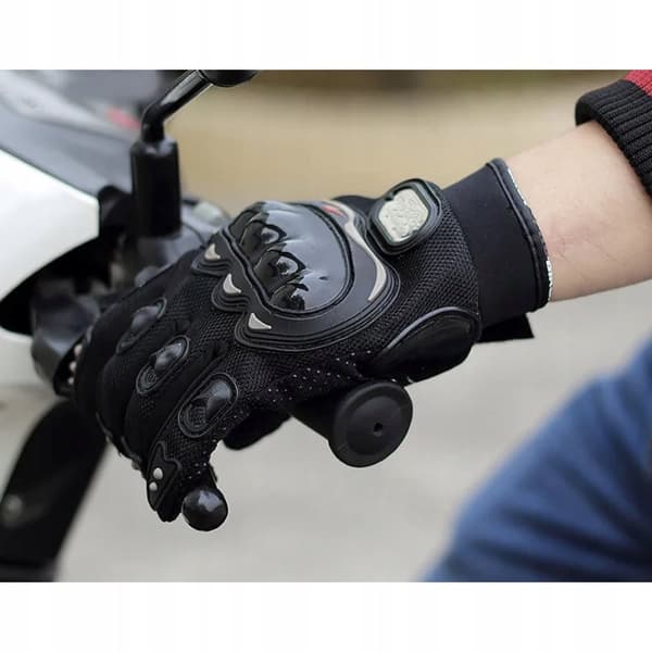 Svarta Motorcykelhandskar XL