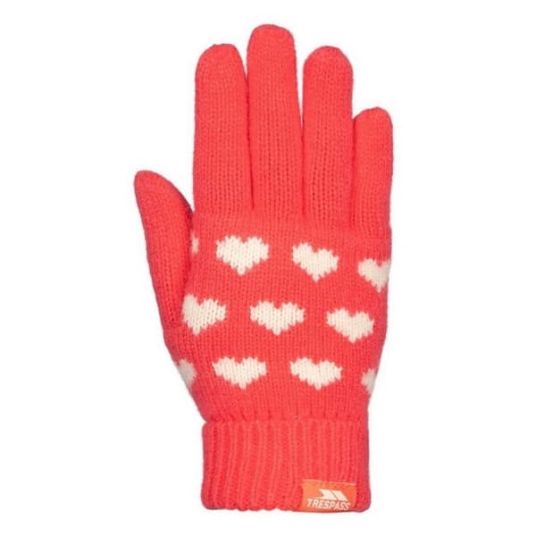 Trespass Girls Mary Hearts Gloves