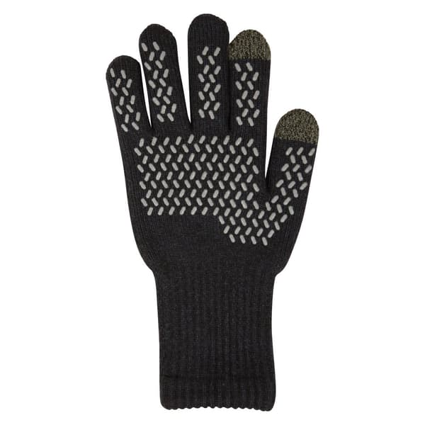 Mountain Warehouse Mens Gripped Waterproof Knitted Winter Gloves
