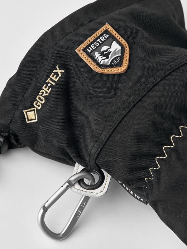 HESTRA ARMY LEATHER GORE-TEX 3-FINGER Black/Black