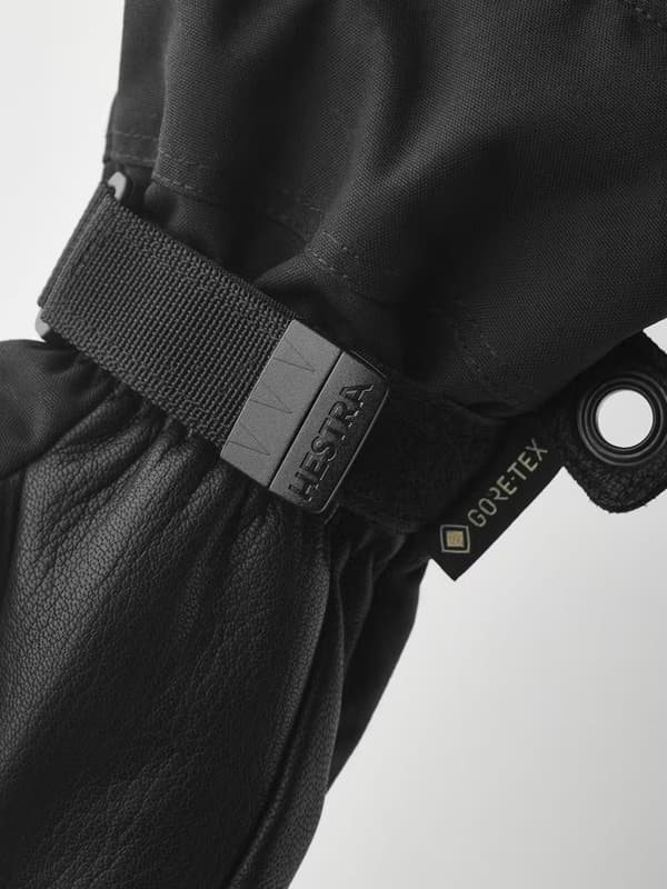 HESTRA ARMY LEATHER GORE-TEX 3-FINGER Black/Black