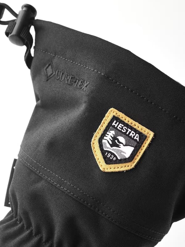 HESTRA ARMY LEATHER GORE-TEX 3-FINGER Black/Black