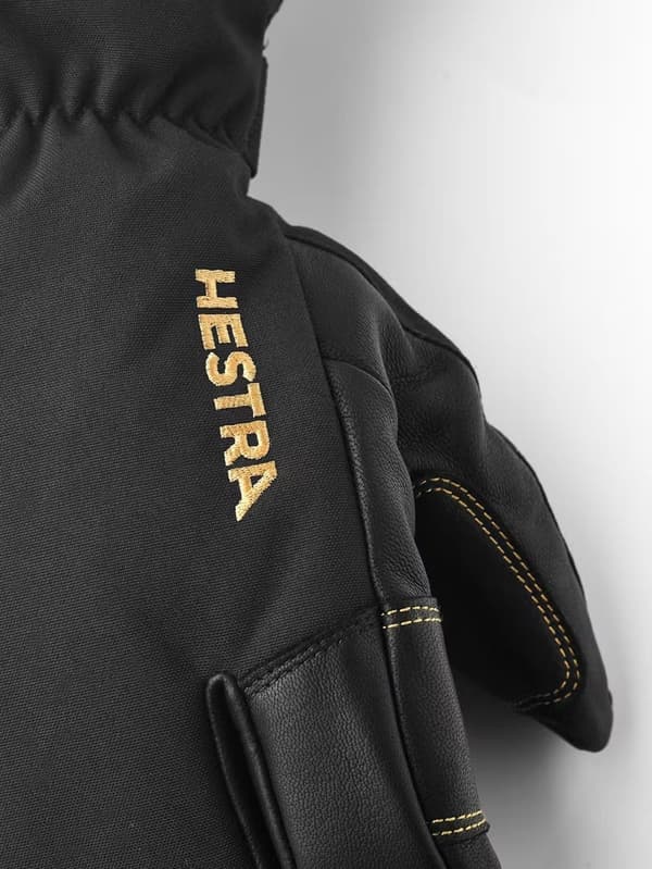 HESTRA ARMY LEATHER GORE-TEX 3-FINGER Black/Black