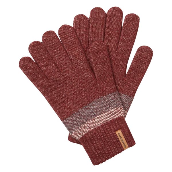 Craghoppers Mens Forster Winter Gloves Axinite Red S-M