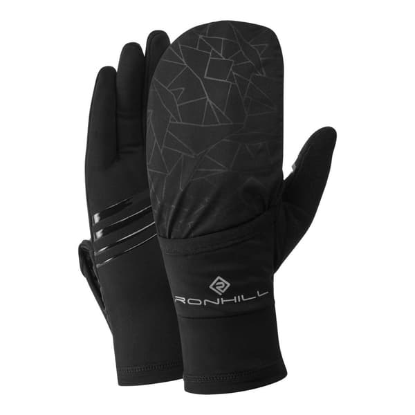Ronhill Unisex Adult Wind Block Flip Up Glove Black L