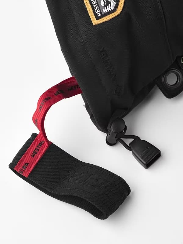HESTRA ARMY LEATHER GORE-TEX MITT Black/Black