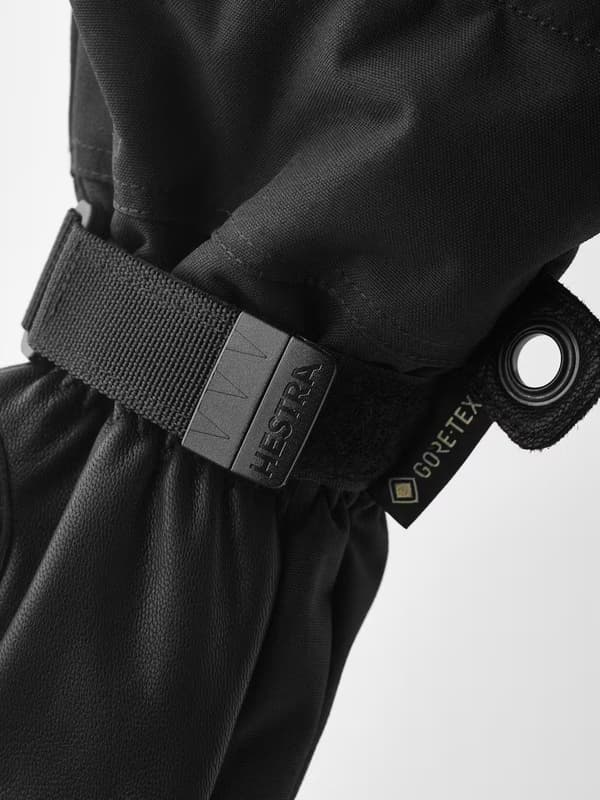 HESTRA ARMY LEATHER GORE-TEX MITT Black/Black