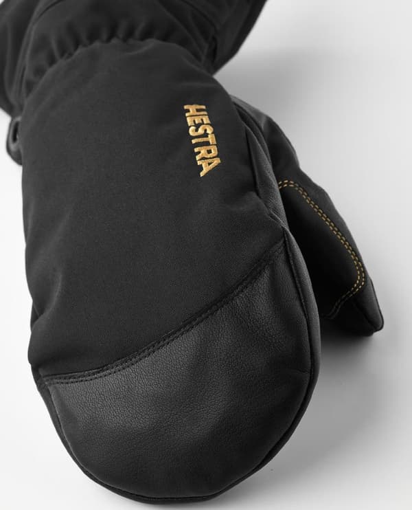 HESTRA ARMY LEATHER GORE-TEX MITT Black/Black