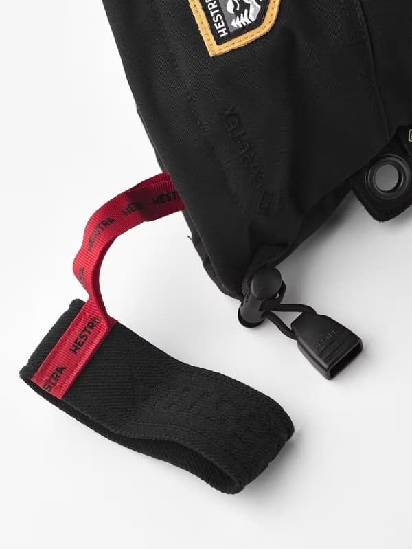 HESTRA ARMY LEATHER GORE-TEX MITT Black/Black