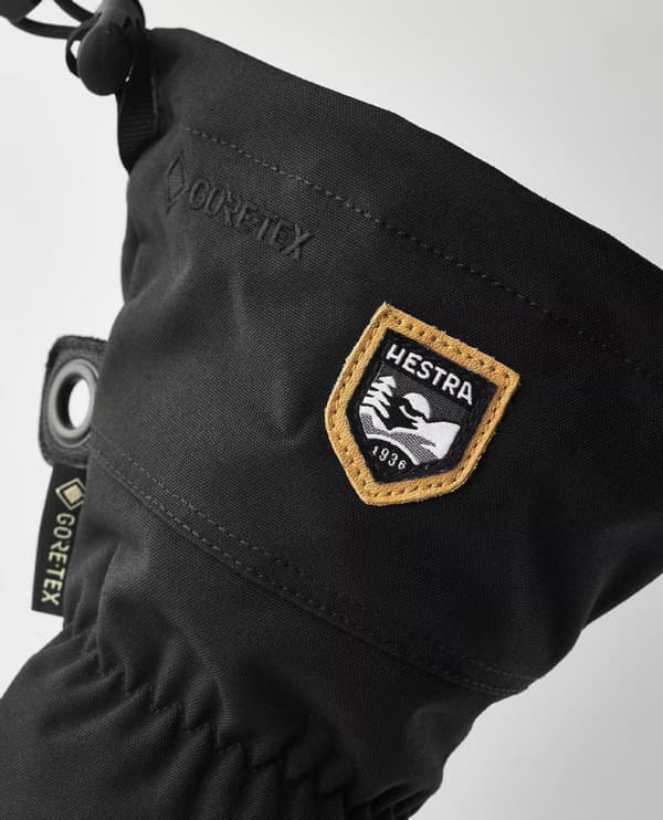 HESTRA ARMY LEATHER GORE-TEX MITT Black/Black
