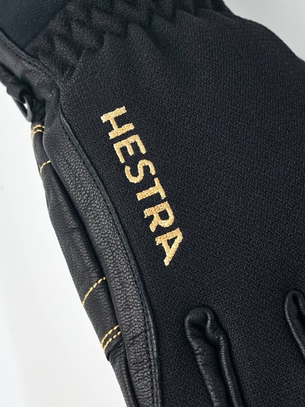 HESTRA ARMY LEATHER GORE-TEX SHORT 5-FINGER Black