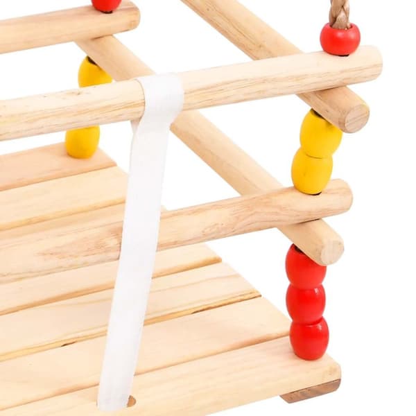 vidaXL Babyhuske med sikkerhetsbelte heltre furu