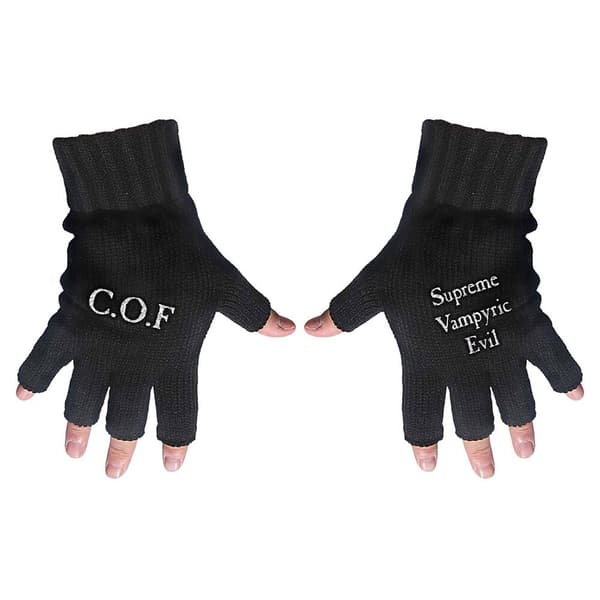 Cradle Of Filth Unisex Fingerless Gloves: Supreme Vampiric