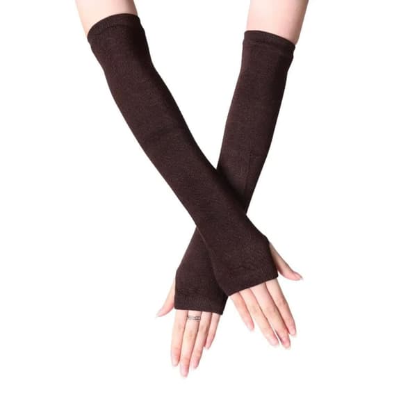 Armvärmare enfärgade, fingerlösa & halvlånga [35cm] - Flera färgval