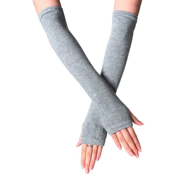 Armvärmare enfärgade, fingerlösa & halvlånga [35cm] - Flera färgval