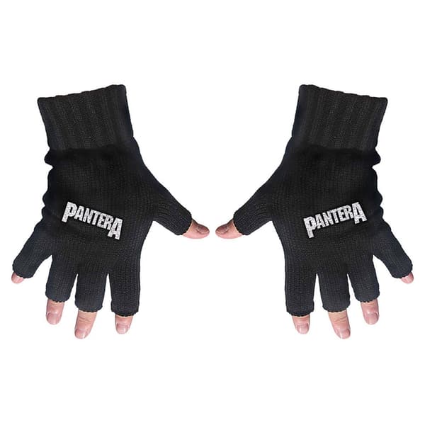 Pantera Unisex Fingerless Gloves: Logo