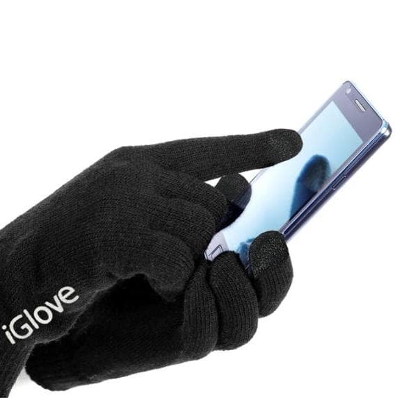 2 Pack iGlove Warm Smart Touch Gloves - Unisex - Black - OneSize