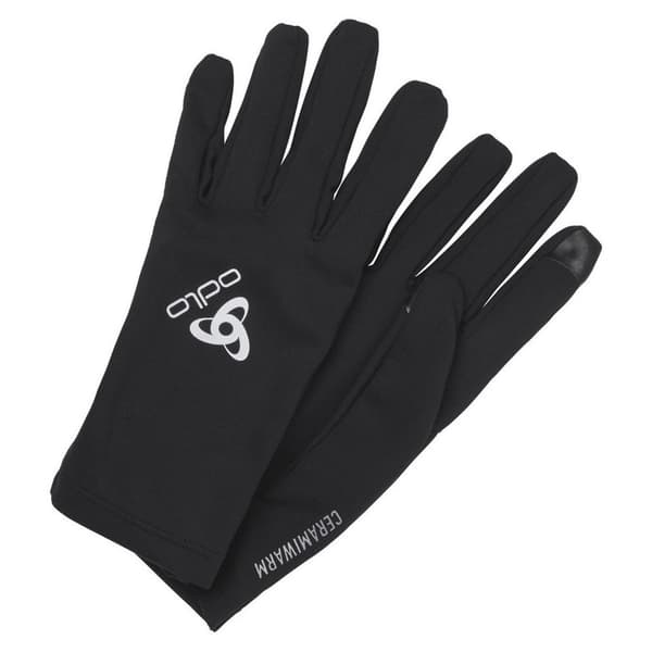 Odlo Handsker Ceramiwarm Light Sort 2XS Mand