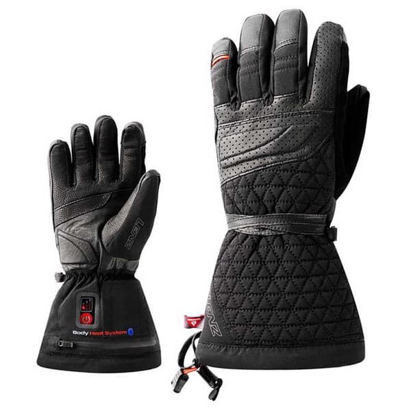 Lenz Handsker Heat 6.0 Finger Cap Sort M Kvinde